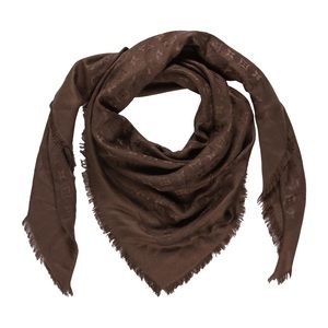 Authentic Beautiful Louis Vuitton silk and linen scarf